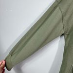 Free Assembly Knit Funnel Neck Sage Green Pullover Sweatshirt Patch Pocket L Photo 1