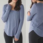 Lululemon Yogini 5 Year Long Sleeve Wee Stripe Cool Breeze Grayve Photo 1