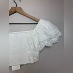 Caroline Constas New York Estelle White Top Medium NEW $395 Photo 11