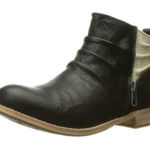 Caterpillar Cat‎ mixed media ankle boots leather canvas size 10 Photo 0