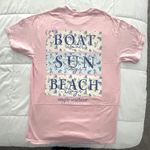 Simply Southern  “Boat Waves Sun Rays Beach Days”. Light Pink Size Medium Photo 0
