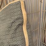 Coach Leather Trim Monogram Oversized Weekend Travel Shoulder Bag Photo 13