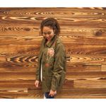 Michael Kors NWT Embroidered Military Utility Jacket Green S Photo 1