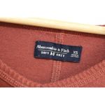 Abercrombie & Fitch Womens  Soft AF Cozy Red Ribbed Knit V-Neck Sweater Size XS Photo 2