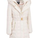 Kensie ❄️ Knit-Trim Quilted Puffer Coat Jacket Hooded❄️ NWOT ~large Photo 15