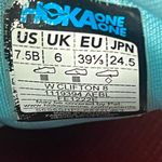 Hoka  One One Clifton 8 Athletic Running Shoes Aqua Blue Women's Size 7.5 Photo 8