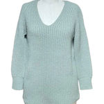 Rag and Bone  Sage Green‎ Chunky Knit Merino Wool Sweater Size XXS Photo 0