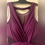 Aqua Green One-piece Burgundy Piece Swimsuit Photo 2