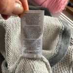 CAbi  gray with cable knit sleeves stretchy v-neck pullover sweater sweatshirt S Photo 8