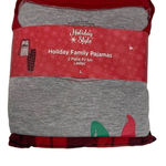 HOLIDAY‎ STYLE Women’s Plaid Christmas Pajamas Size Large Gray Red Green Red Photo 0