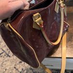 Arcadia Burgundy and Tan Satchel Set Brown Photo 9