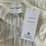 Pink Rose NWT  Brand White‎ Halter Sweater Dress Size Small Photo 2