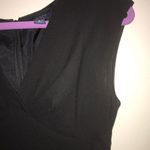 Dress Classic Little Black Dress LBD by Chaps, Sz 6 EUC V Neck Ruffles Photo 3