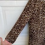 J.Crew  Womens Dress Cheetah Animal Print Shift Long Sleeve Size 2 Photo 6
