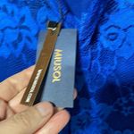 Quarter Sleeve Pleated CockTail Dress Royal Blue NWT Small Lace Top Photo 7