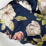 Alice + Olivia Floral Print Silk Blend Ruffle Peplum Top Womens Size 0 Photo 10