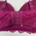 Victoria's Secret Victoria’s Secret Wine Lace Dream Angels Padded No-Wire Bra 32DD Photo 5