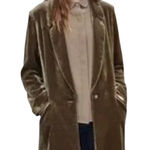 Poetry  Silk Velvet Duster Jacket Evening City Green Size US 12 Photo 0