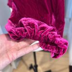 Anthropologie Puff-Sleeved Velvet Blouse Photo 5