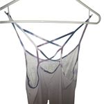 Miss Me Vtg Y2K silver embellished Racer back Strappy Tie dye Sheer Tank Top Photo 7