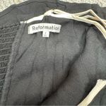 Reformation  Black Mini Dress Photo 3