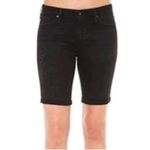 AG Adriano Goldschmied  The‎ Malibu Bermuda Jean Short Black Denim Size 26 Photo 1