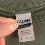 Gildan Navy Green Crewneck Dog Mom Photo 3