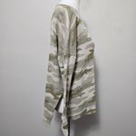 American Eagle  Olive Camo Vneck Relaxed Fit Waffle Knit Thermal Top Size Medium Photo 3