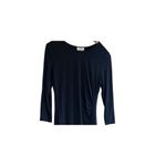 Carmen Marc Valvo Carmen‎ Marc Valvo Cut and Sew Dress Size Navy Blue Sexy Size S Photo 2