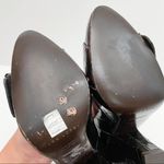 Pura Lopez Buckle Snake Skin Block Heels 37 Size 6.5 Photo 10