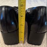 ASOS Black Loafers with Gold Chain Detail Photo 5