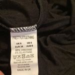 Pretty Little Thing  Dress Black Bandeau Split Front Dress Women’s Size 2 LBD Photo 8