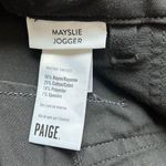 Paige Mayslie Jogger Coated Black Fog Luxe Moto Zip Pant Size 25 Photo 8