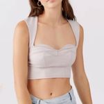 Urban Outfitters Lilac Sweetheart Crop Top Photo 3