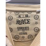 Royce  Ladies Reversed Aztec Print Beige Poncho Shirt RDG65WR9SLD-BGE Size XL Photo 2