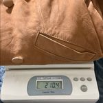 Fossil  large 100% lamb leather button up jacket bohemian casual coat preloved Photo 11