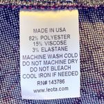 Leota Floral Purple Pink Red Jacquard Dress Size M Photo 8