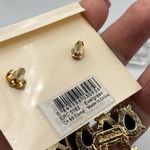 Amrita Singh  Green Faceted Resin Statement Earrings Photo 5