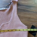 Avec Les Filles  Pink Moonbeam Ribbed Sweater Tank Top NWT Size XL X-Large Photo 6