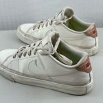 Nike Court Legacy White Leather Low-Top Sneakers Women’s Size 7.5 EUR 38.5 Photo 3