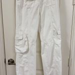 Brandy Melville White Cargo Pants Photo 0