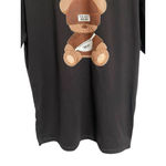 Etanol T Shirt Womens Size M Tall Black The Best Bear Print Short Sleeve Crew Size M Photo 3