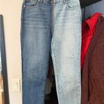 Revice Denim REVICE Two-Tone Yin / Yang Denim Zip up Straight Leg Jeans Photo 2