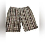kim rogers Kim‎ Rogers Plaid golf bermuda shorts 14P Photo 1