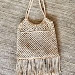 Ralph Lauren Denim & Supply Cream Macramé Shoulder Bag with Fringe Photo 7