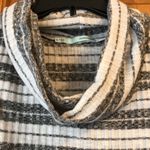 Maurice's Maurice’s Black & White Stripe Cowl Neck Tank Top Small Photo 2