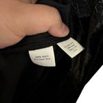 Vintage Double D Ranch Black Lace Velvet Long Sleeve Maxi Dress Size Small Photo 4