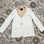 J.Crew Leighton Blazer Jacket Coat Cream Wool Blend 4 Photo 1