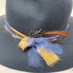 Lovely Bird Montana grey blue fedora wool hat sz M Gray Photo 4