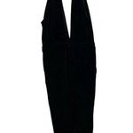 Jordyn Jagger High Neck Black Velour Jumpsuit Photo 1